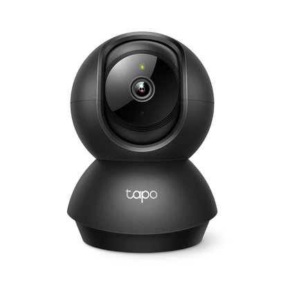 Tapo by TP-Link Pan/Tilt Security Camera for Baby Monitor Pet Camera w/Motion Detection 1080P 2-Way Audio Night Vision Cloud & SD Card Storage Works with Alexa & Google Home Black (Tapo C201)