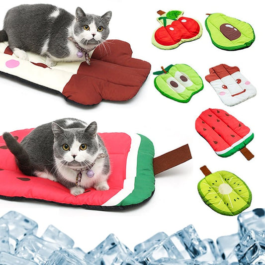 Dog Cooling Mat with Washable Oxford Fabric Blanket